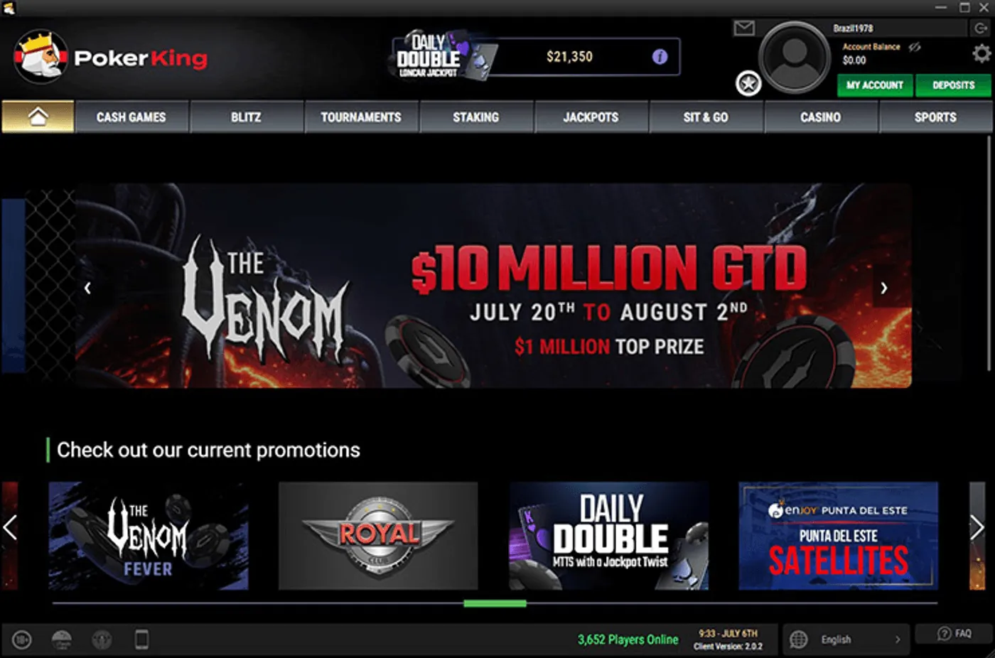 Black Chip Poker poker client — real screenshot 3