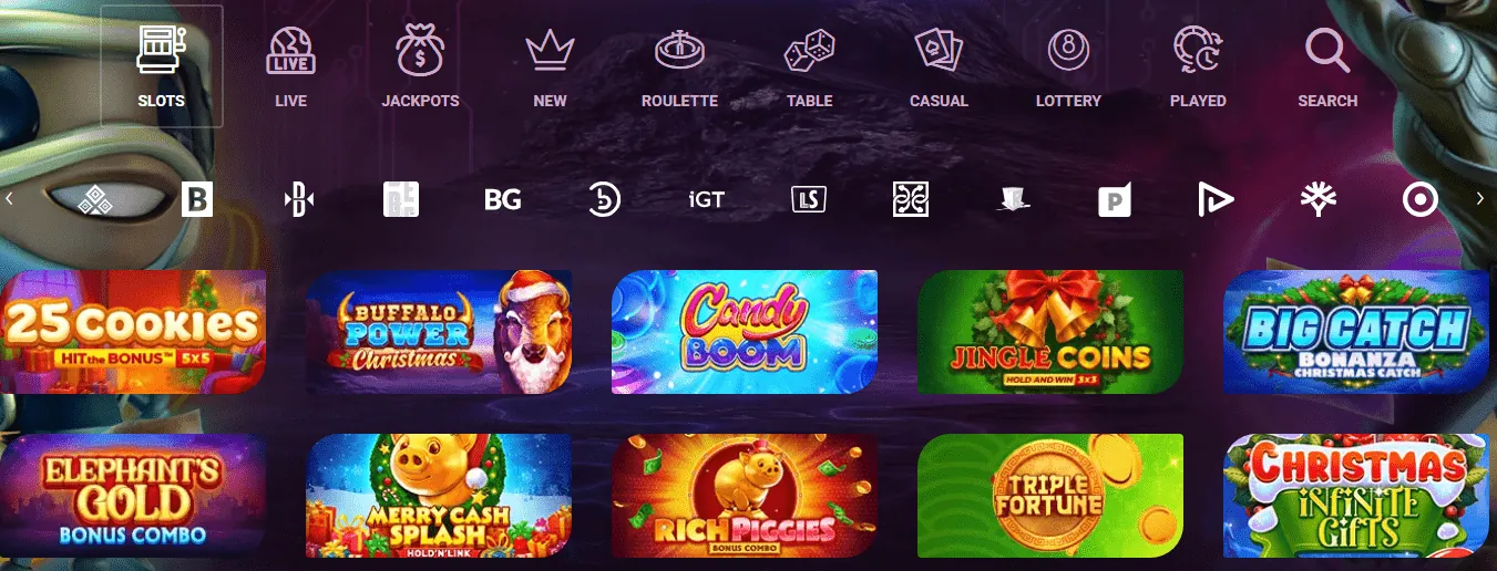 Ricky Casino casino client — real screenshot 1